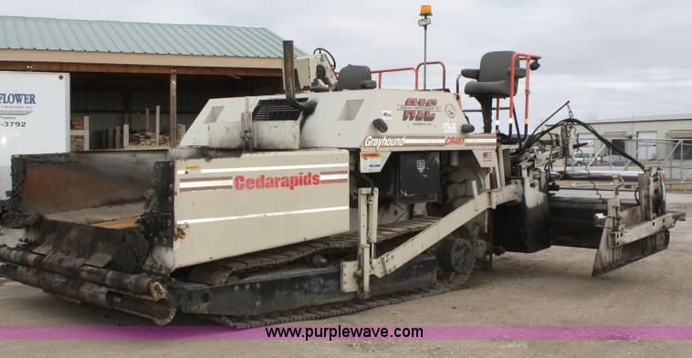 image for item A6683 1997 Cedarapids CR461 Grayhound series paver