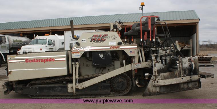 image for item A6683 1997 Cedarapids CR461 Grayhound series paver