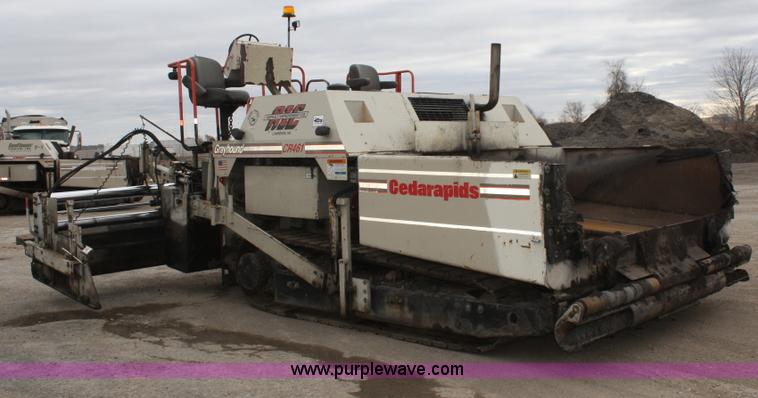 image for item A6683 1997 Cedarapids CR461 Grayhound series paver