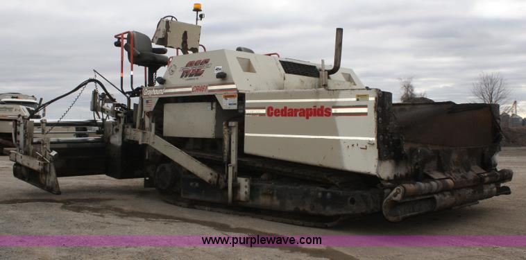 image for item A6683 1997 Cedarapids CR461 Grayhound series paver