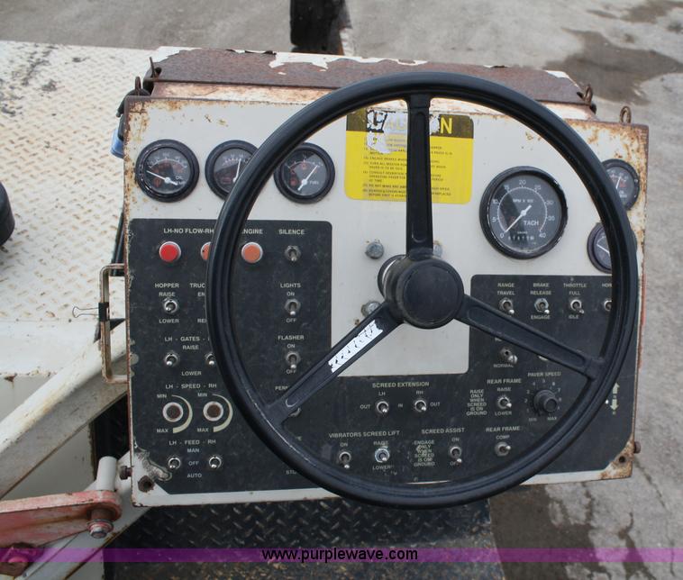 image for item A6683 1997 Cedarapids CR461 Grayhound series paver