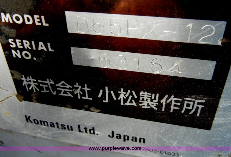 image for item A6708 2000 Komatsu D65PX dozer