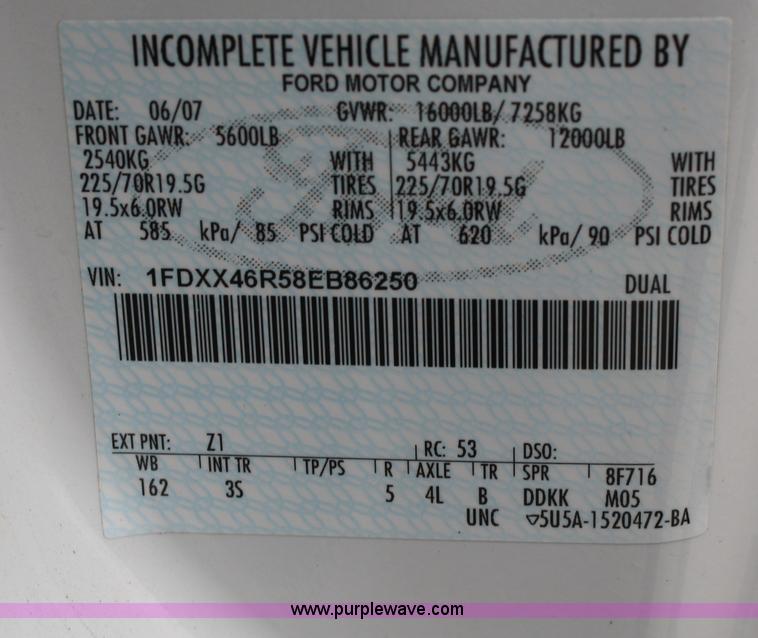 image for item A6709 2008 Ford F450 XLT Super Duty SuperCab pickup truck