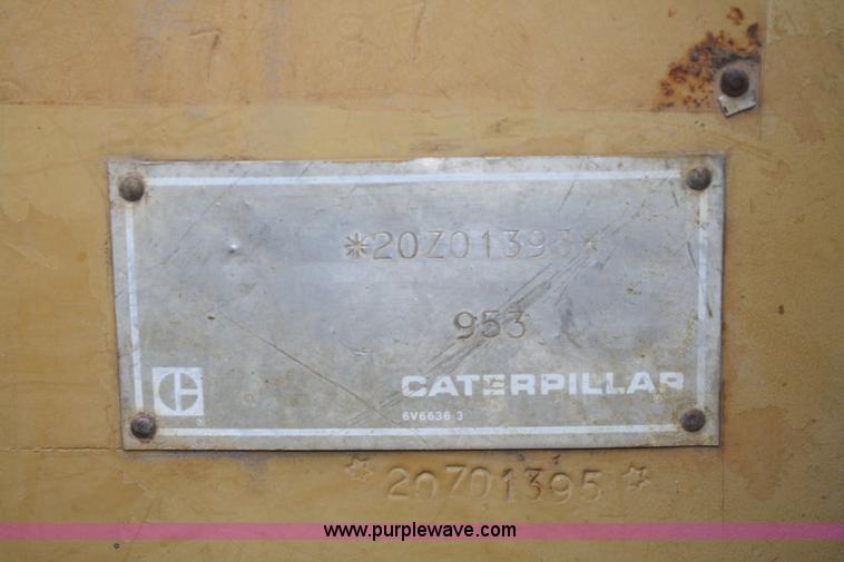 image for item A6763 1987 Caterpillar 953 track loader