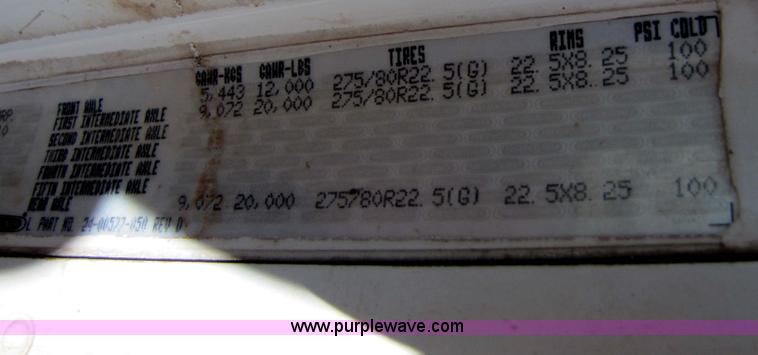 image for item B2193 1999 Freightliner Century Class semi truck