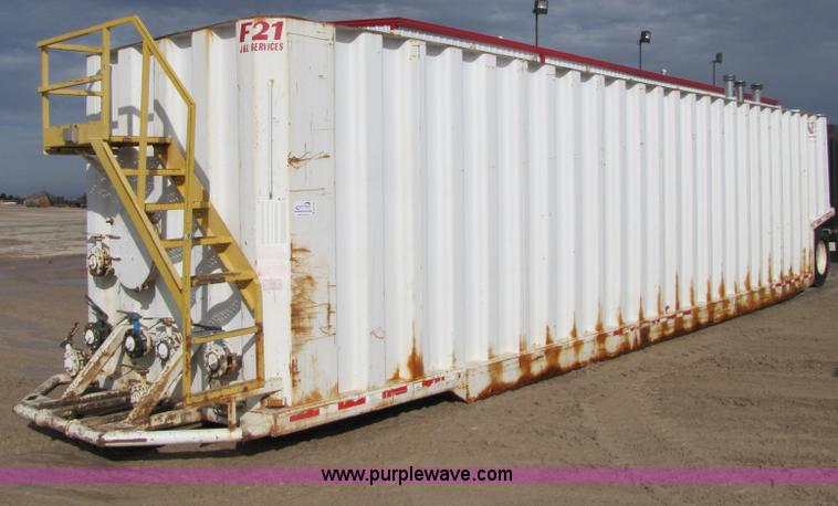 image for item B2198 2005 V.E. Enterprises flat top storage/frac tank