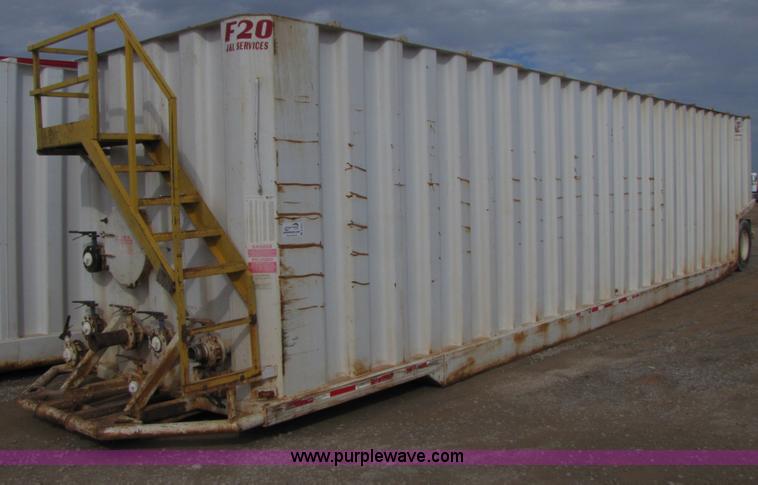 image for item B2215 2005 V.E. Enterprises flat top storage/frac tank