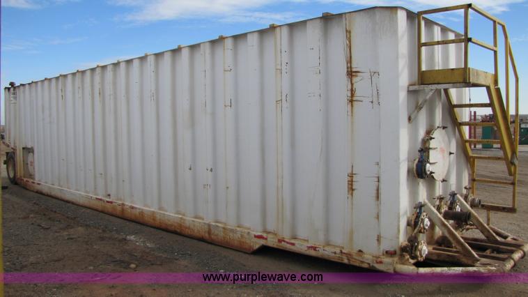 image for item B2215 2005 V.E. Enterprises flat top storage/frac tank