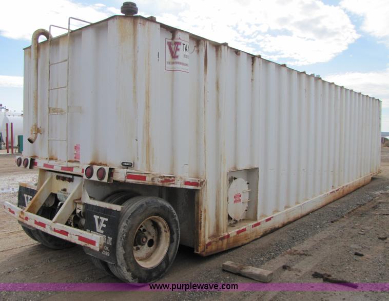 image for item B2215 2005 V.E. Enterprises flat top storage/frac tank