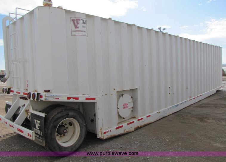 image for item B2216 2005 V.E. Enterprises flat top storage/frac tank