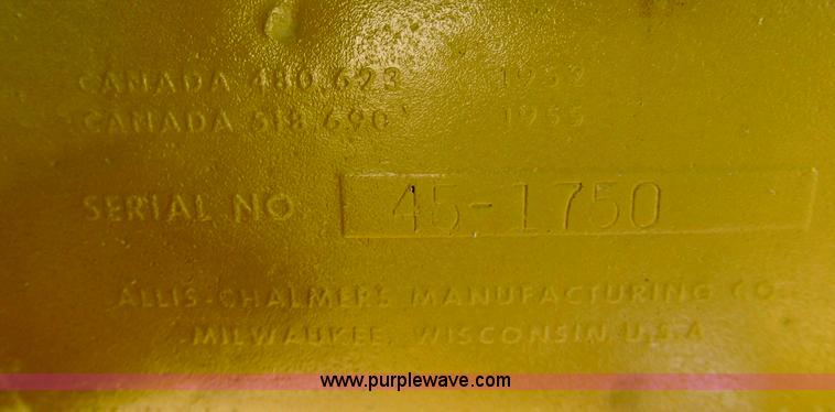 image for item B2588 Allis Chalmers 45 motor grader