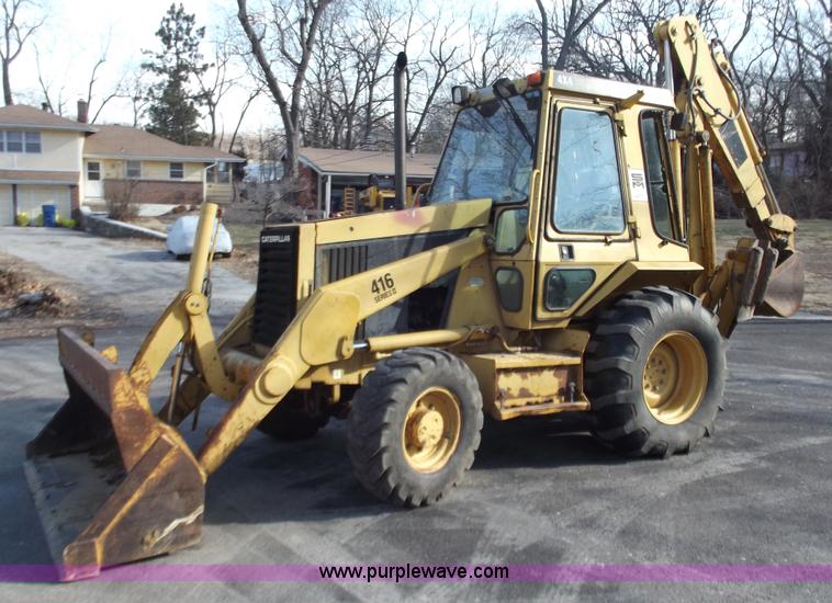 image for item B6158 1993 Caterpillar 416 Series II backhoe