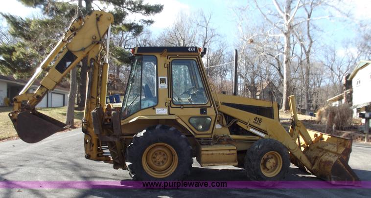 image for item B6158 1993 Caterpillar 416 Series II backhoe
