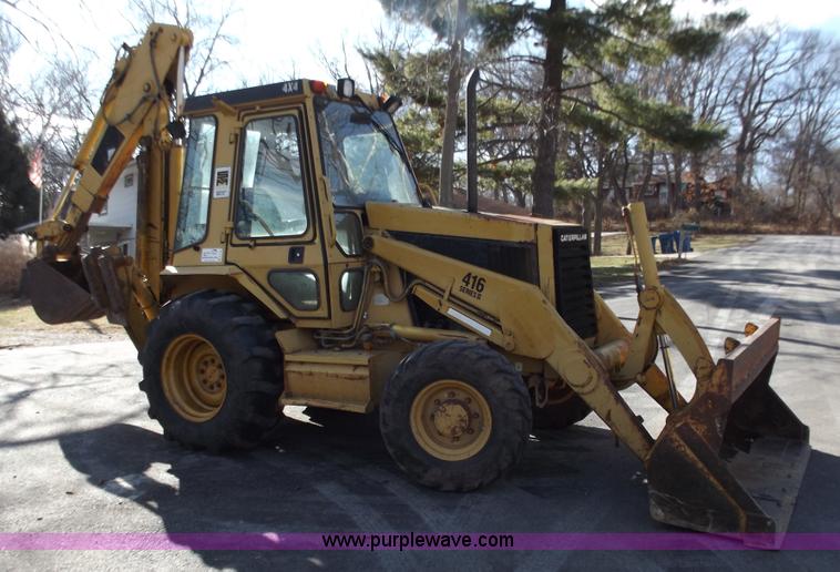 image for item B6158 1993 Caterpillar 416 Series II backhoe
