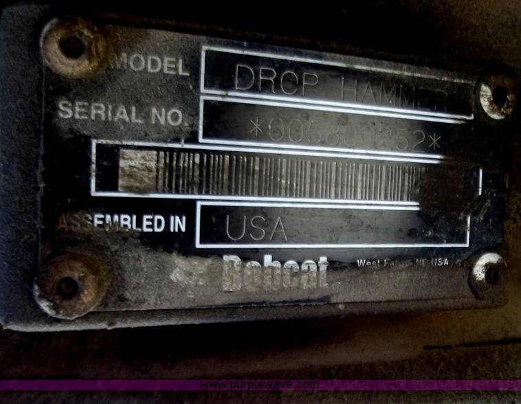 image for item B6164 Bobcat drop hammer