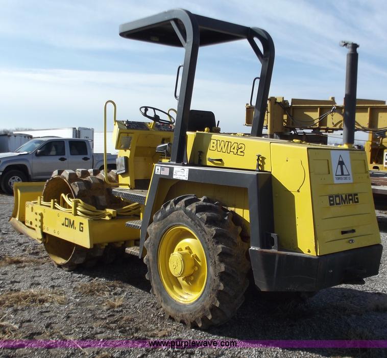 image for item B6167 Bomag BW142 sheeps foot vibratory roller