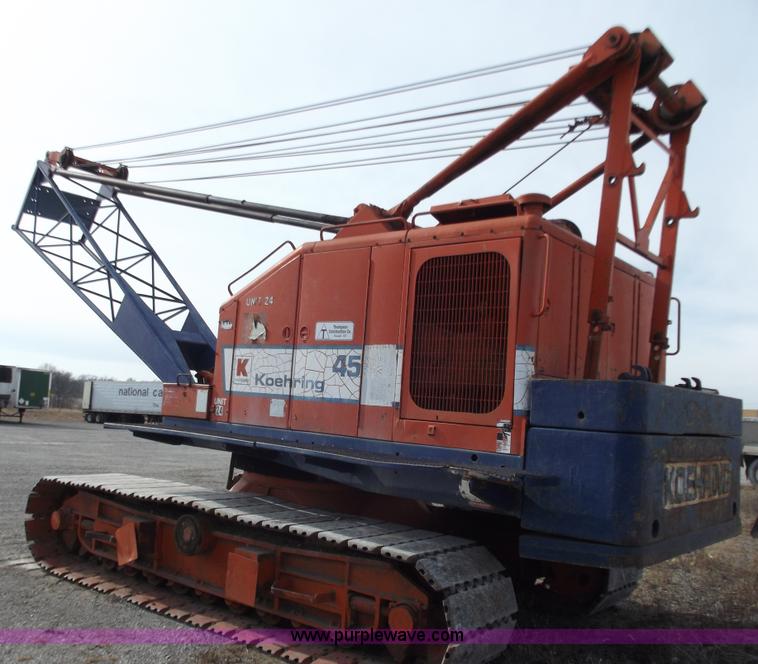 image for item B6173 Koehring 455S 50 ton track crane
