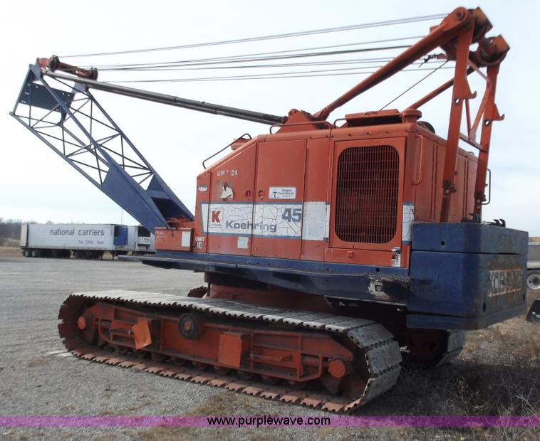 image for item B6173 Koehring 455S 50 ton track crane