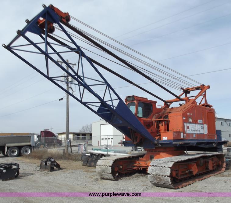 image for item B6173 Koehring 455S 50 ton track crane