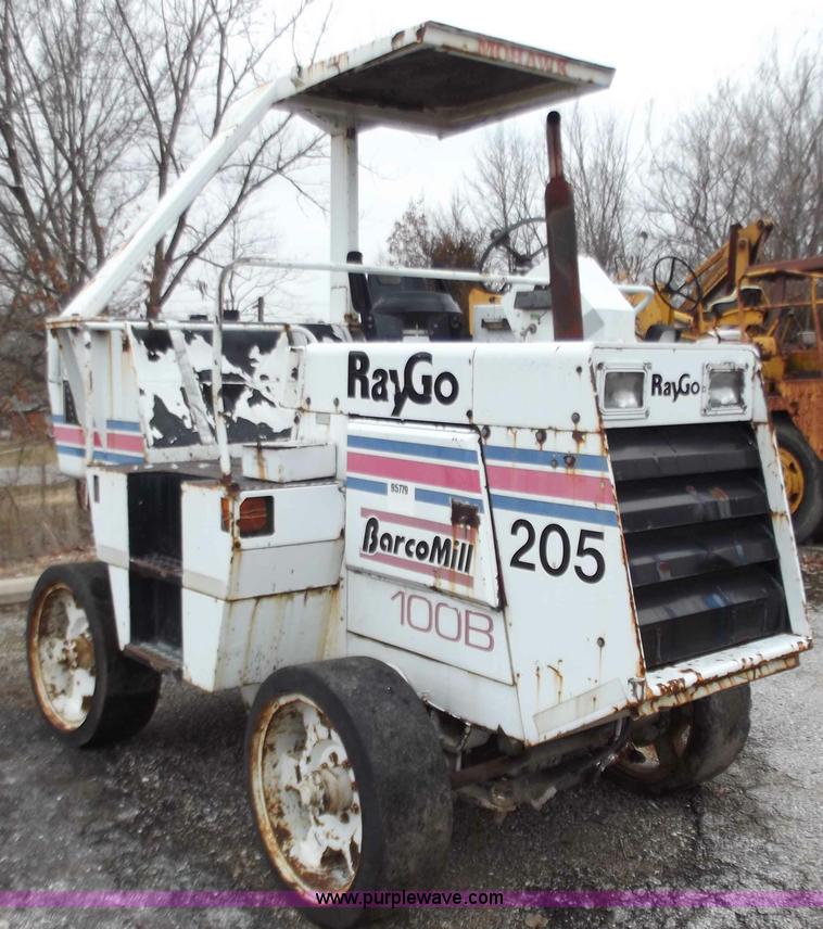 image for item B6228 Raygo 100B ride-on milling machine