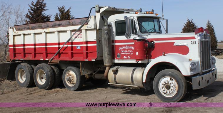 image for item B8877 1977 Kenworth tandem axle dump truck