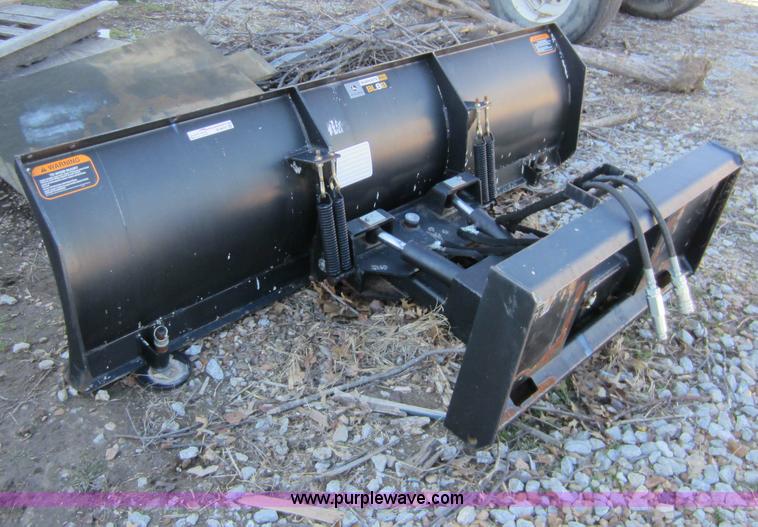image for item B9075 2008 John Deere BL8B snow blade skid steer attachment