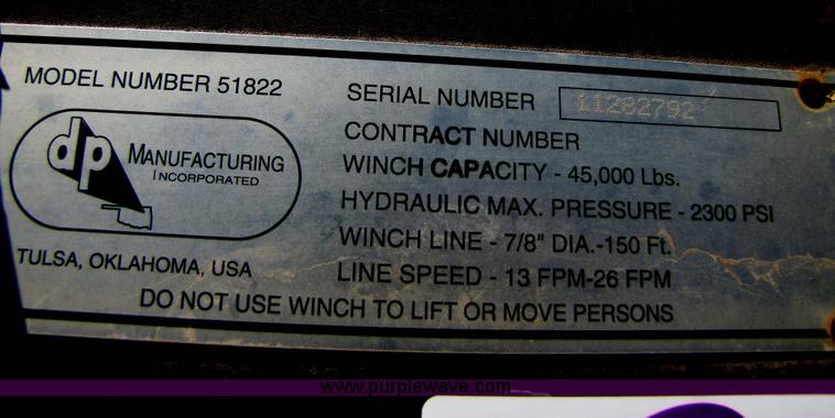 image for item C9621 DP Manufacturing HD winch