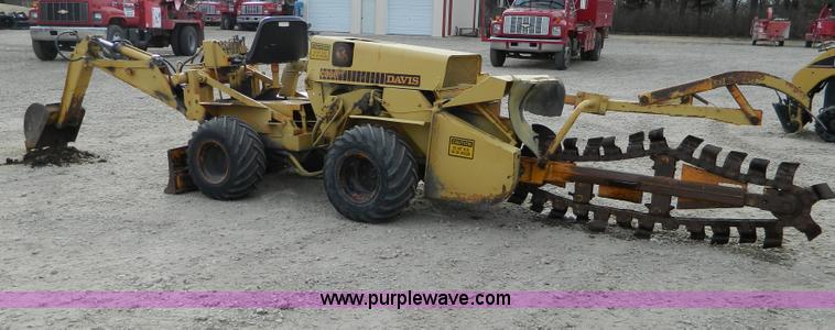 image for item D8719 Case Davis trencher backhoe