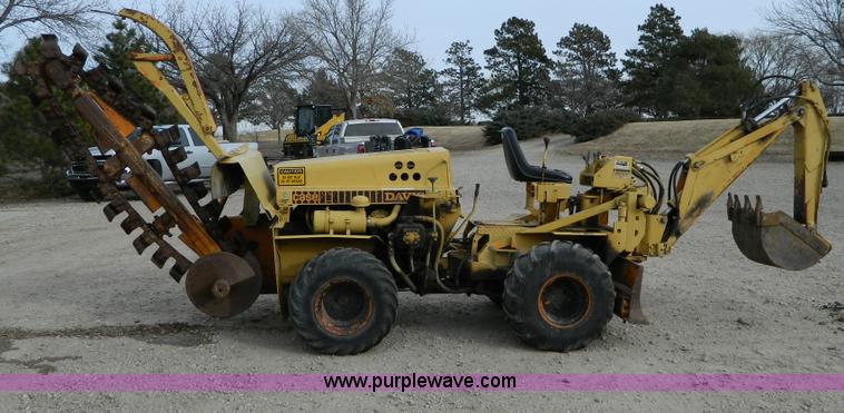 image for item D8719 Case Davis trencher backhoe