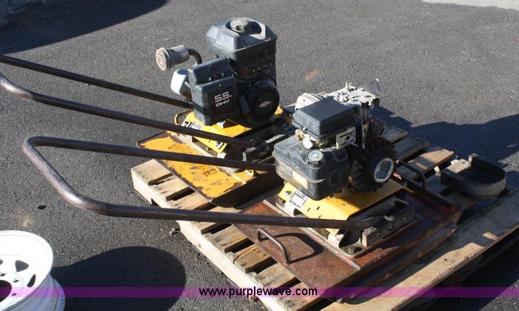 image for item H9526 (2) Wacker vibratory plate compactors