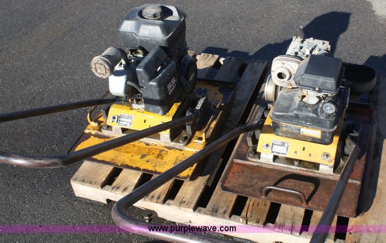 image for item H9526 (2) Wacker vibratory plate compactors