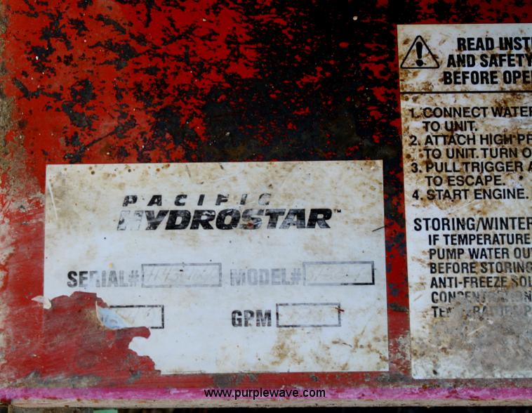 image for item H9537 Hydrostar 4143 power washer