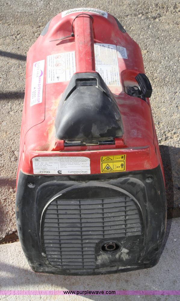 image for item H9550 Cummins Onan P1700 portable generator