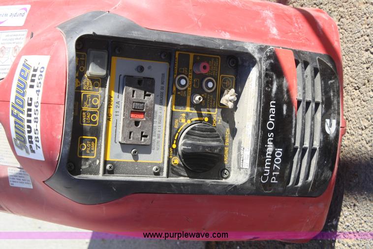 image for item H9550 Cummins Onan P1700 portable generator