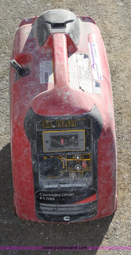 image for item H9551 Cummins Onan P1700 portable generator