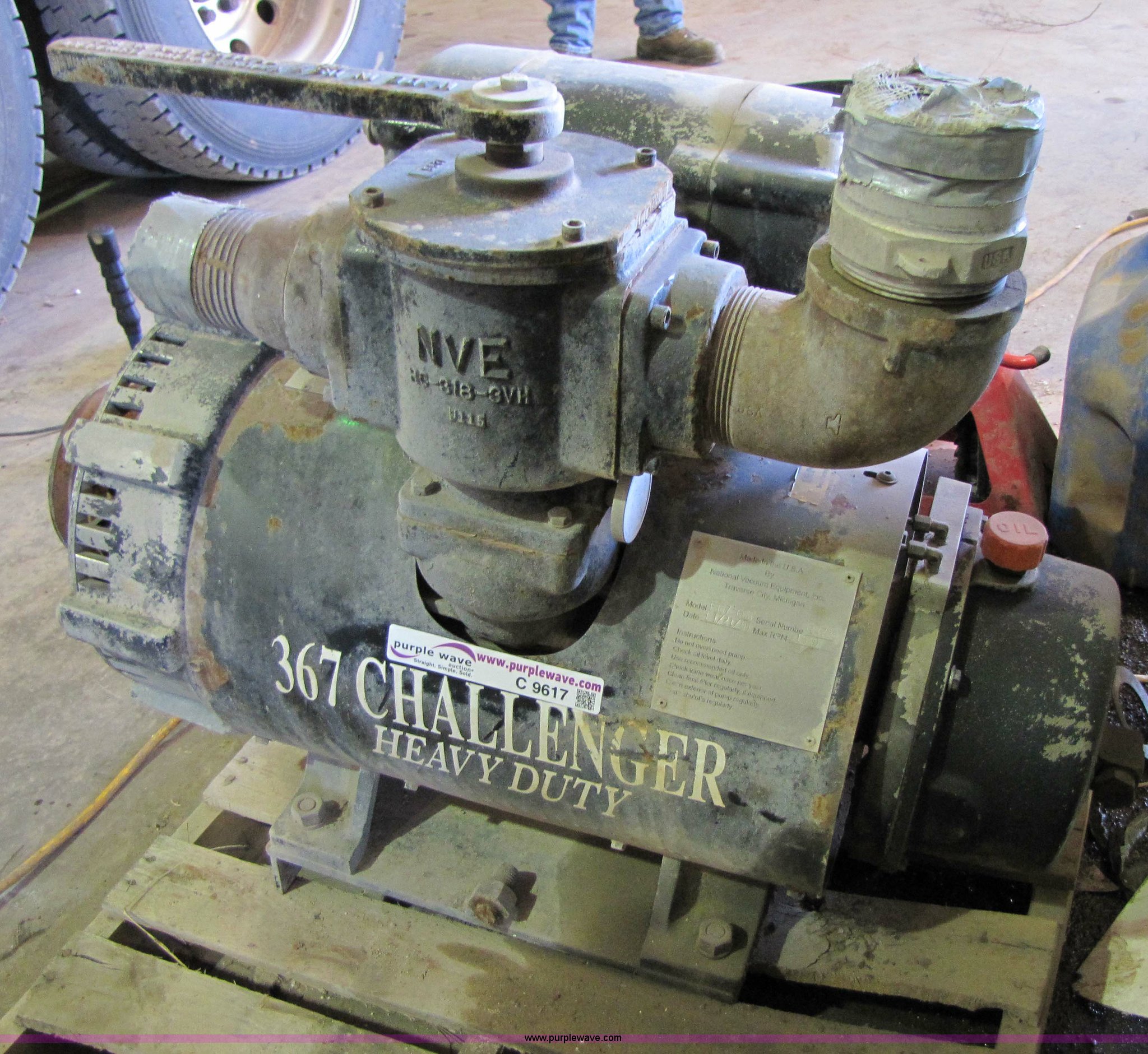 2005 National Vacuum Equipment 367 Challenger vacuum pump in Shattuck, OK Item C9617 sold