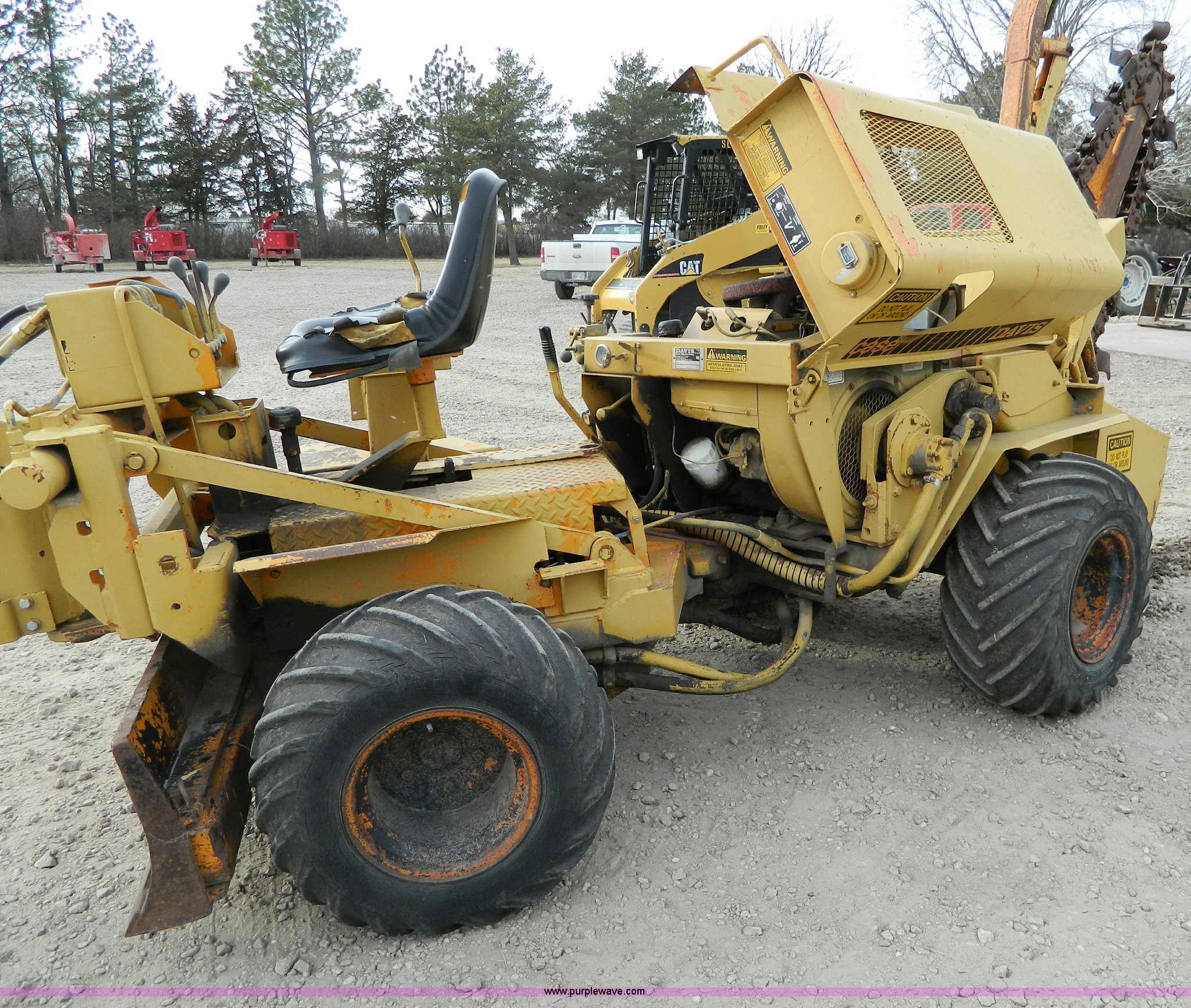 Case Davis trencher backhoe in Phillipsburg, KS Item D8719 sold