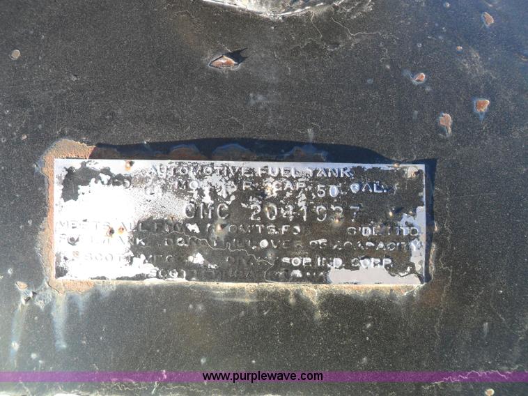 image for item A1985 50 gallon round fuel tank