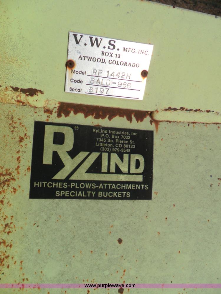 image for item A1988 VMS Mfg dozer blade