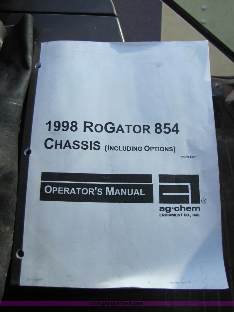 image for item B2197 1998 Ag-Chem RoGator 854 sprayer