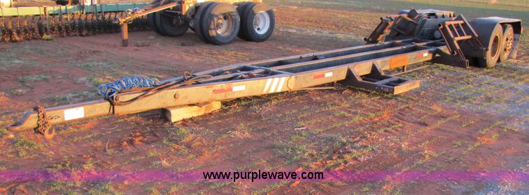 image for item B2200 A-frame shop built expandable combine trailer