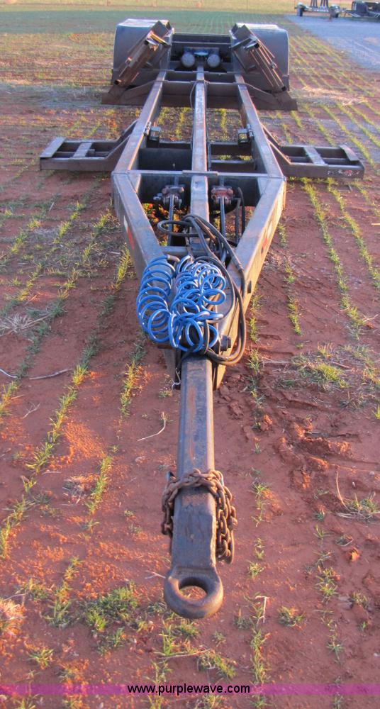 image for item B2200 A-frame shop built expandable combine trailer