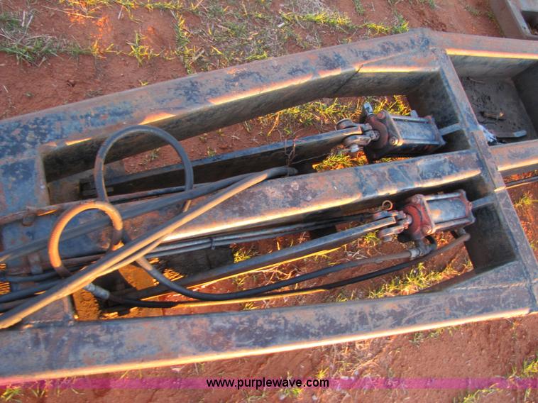 image for item B2200 A-frame shop built expandable combine trailer