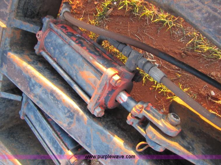 image for item B2200 A-frame shop built expandable combine trailer