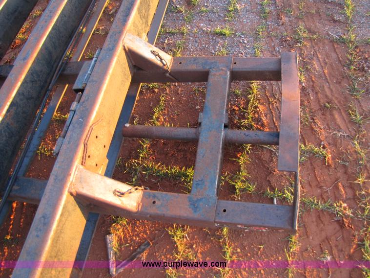 image for item B2200 A-frame shop built expandable combine trailer