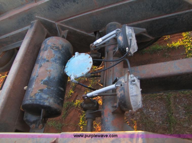 image for item B2200 A-frame shop built expandable combine trailer