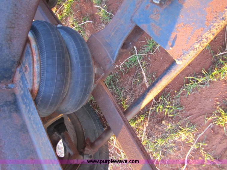 image for item B2200 A-frame shop built expandable combine trailer