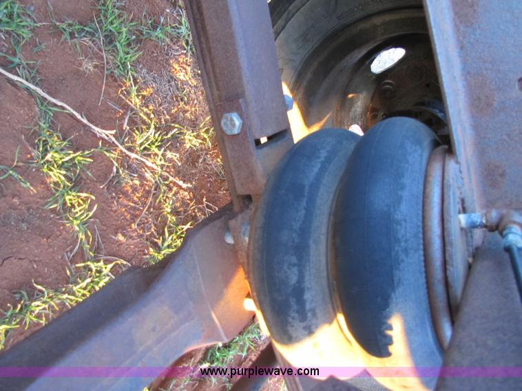 image for item B2200 A-frame shop built expandable combine trailer