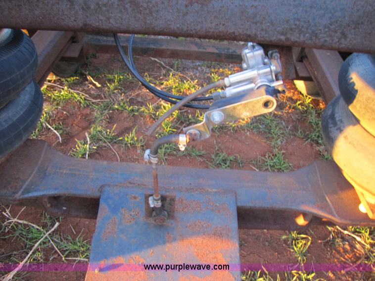 image for item B2200 A-frame shop built expandable combine trailer