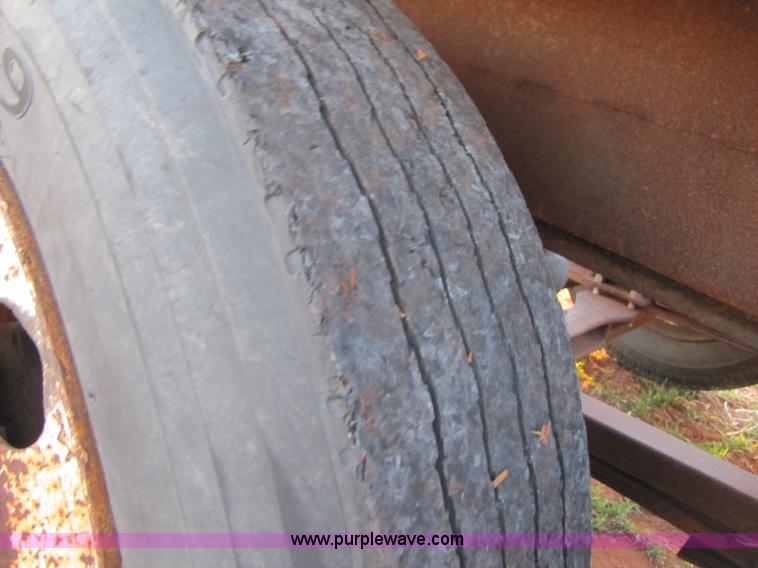 image for item B2200 A-frame shop built expandable combine trailer